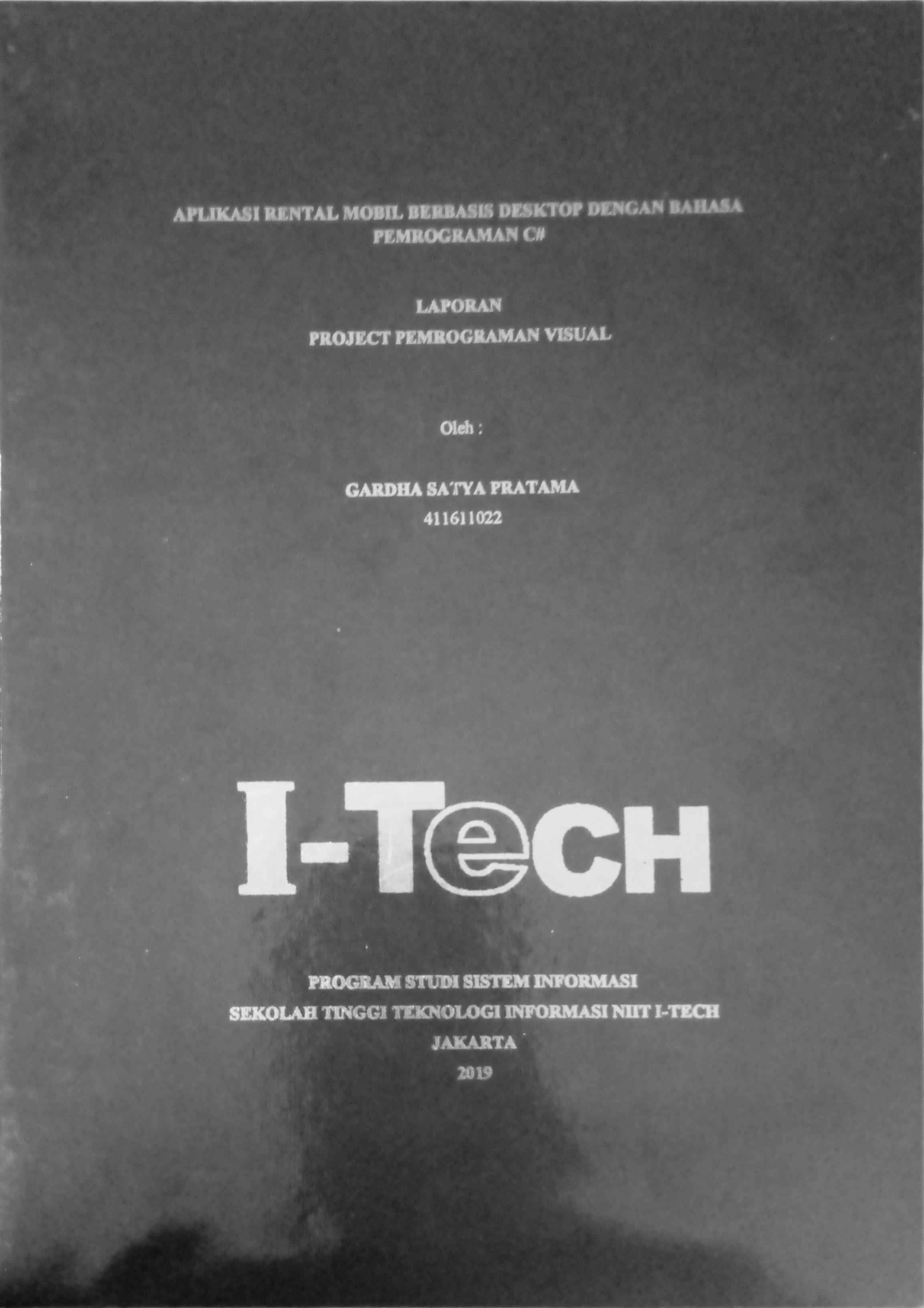 Cover APLIKASI RENTAL  MOBIL BERBASIS DESKTOP DENGAN BAHASA PEMROGRAMAN C_