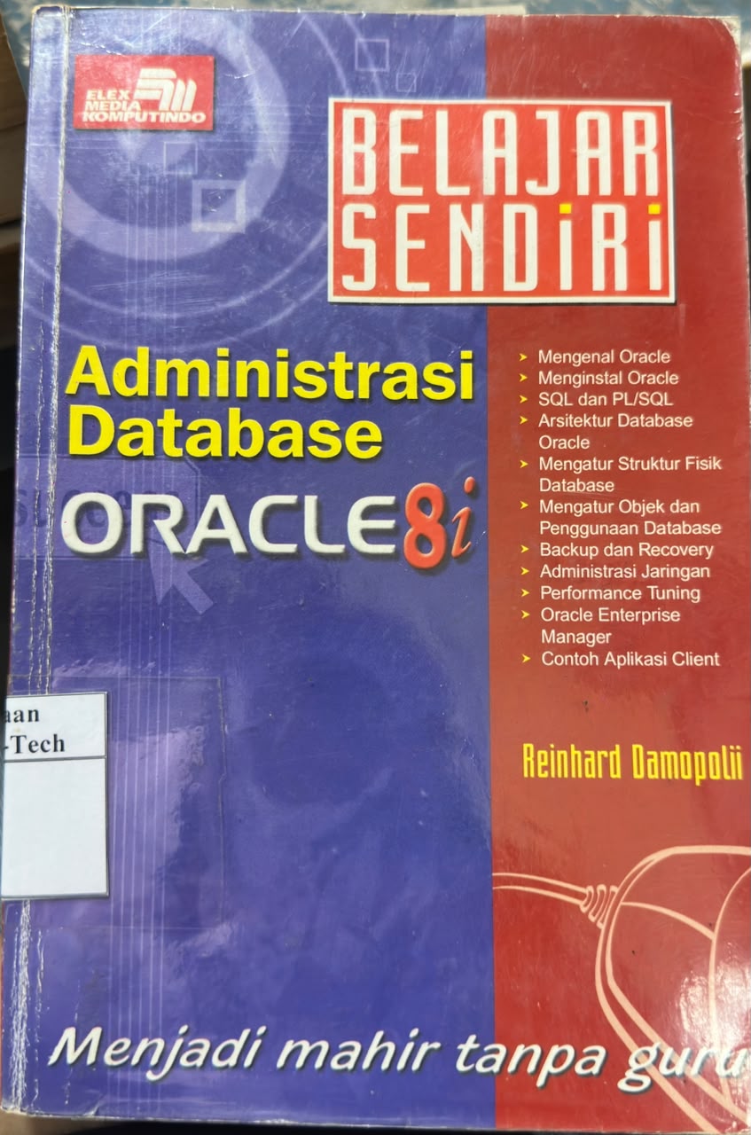 Cover Administrasi database ORACLE 8i