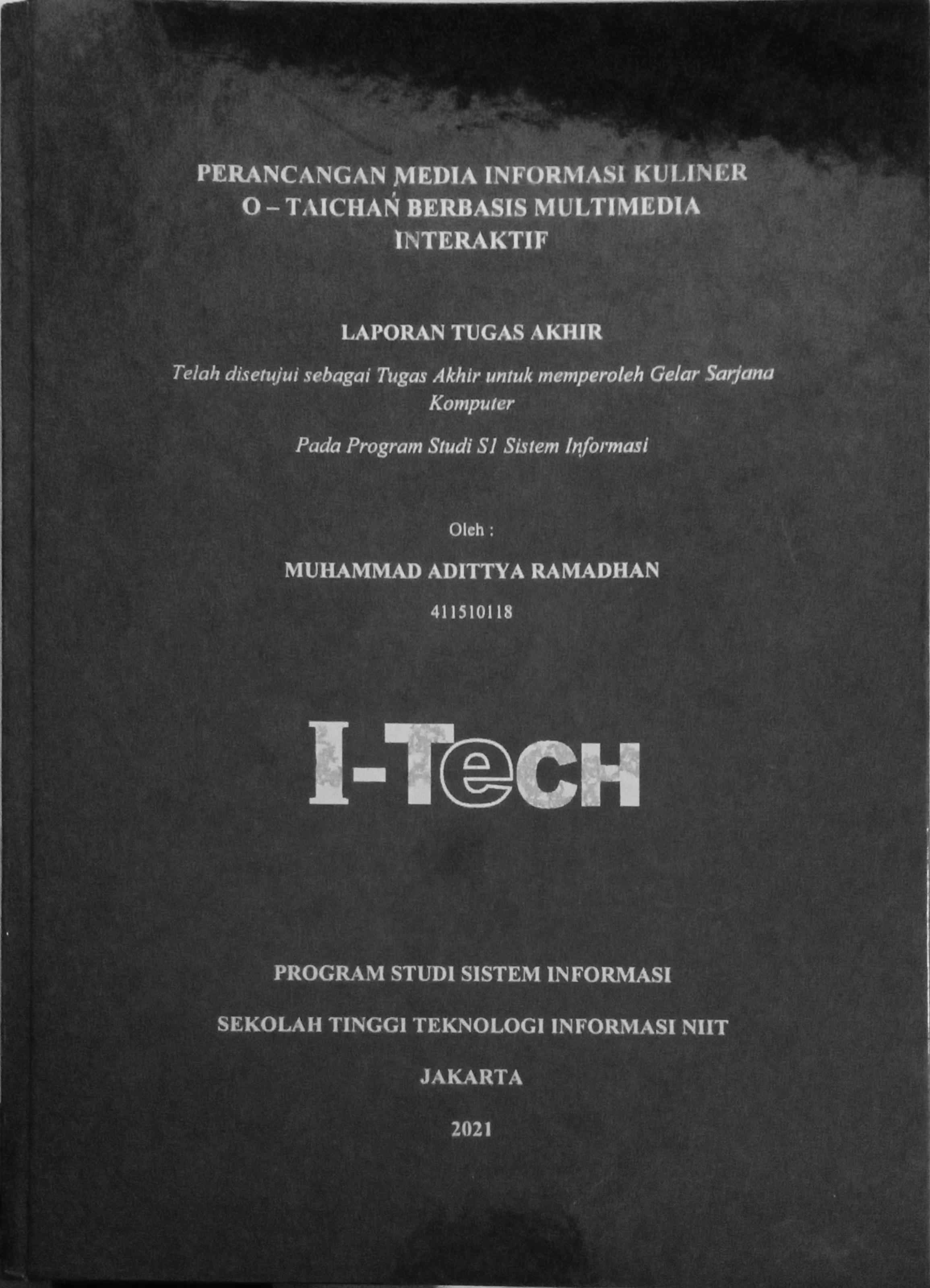 Cover PERANCANGAN MEDIA INFORMASI KULINER O- TAICHAN BERBASIS MULTIMEDIA INTERAKTIF