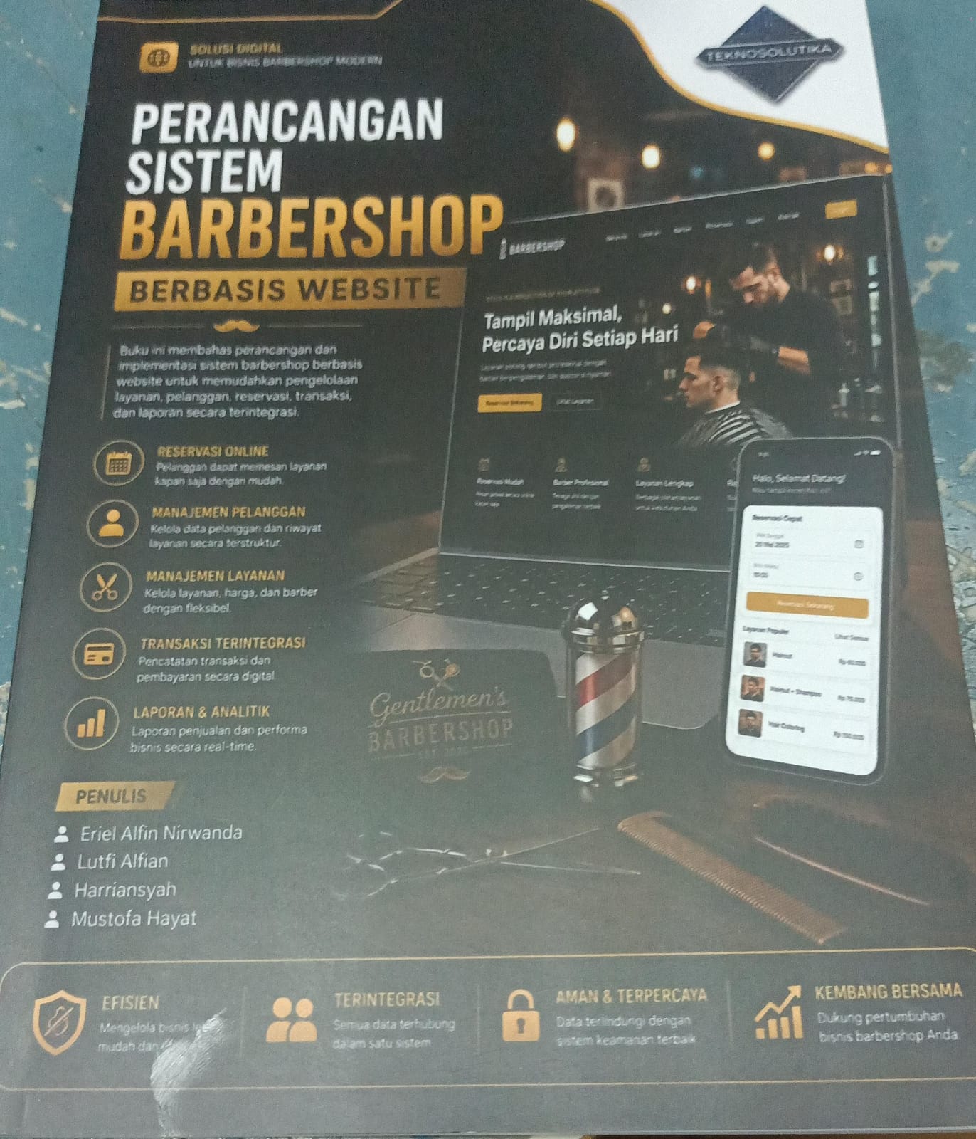 Cover PERANCANGAN SISTEM BARBERSHOP BERBASIS WEBSITE