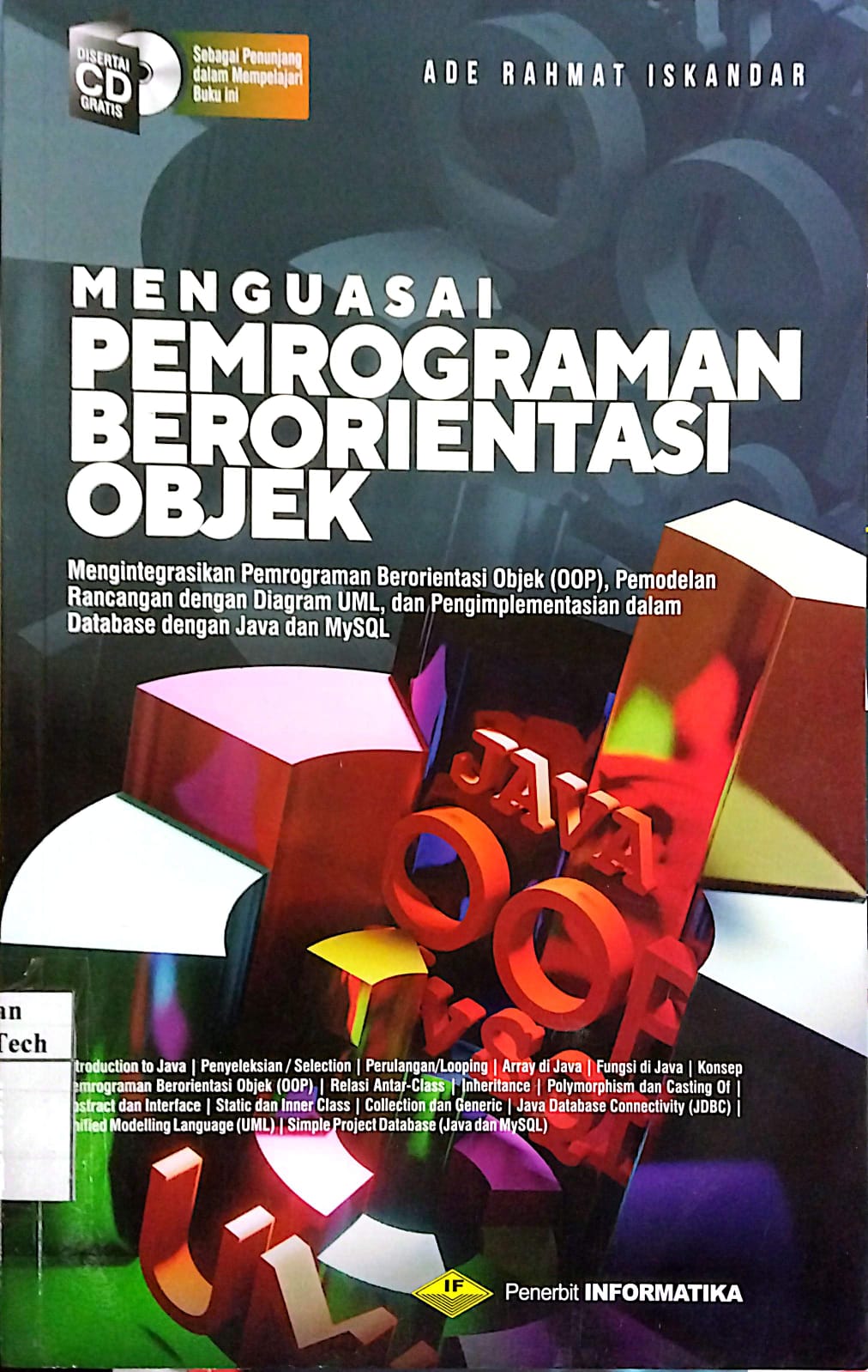 Cover MENGUASAI PEMROGRAMAN BERORIENTASI OBJEK