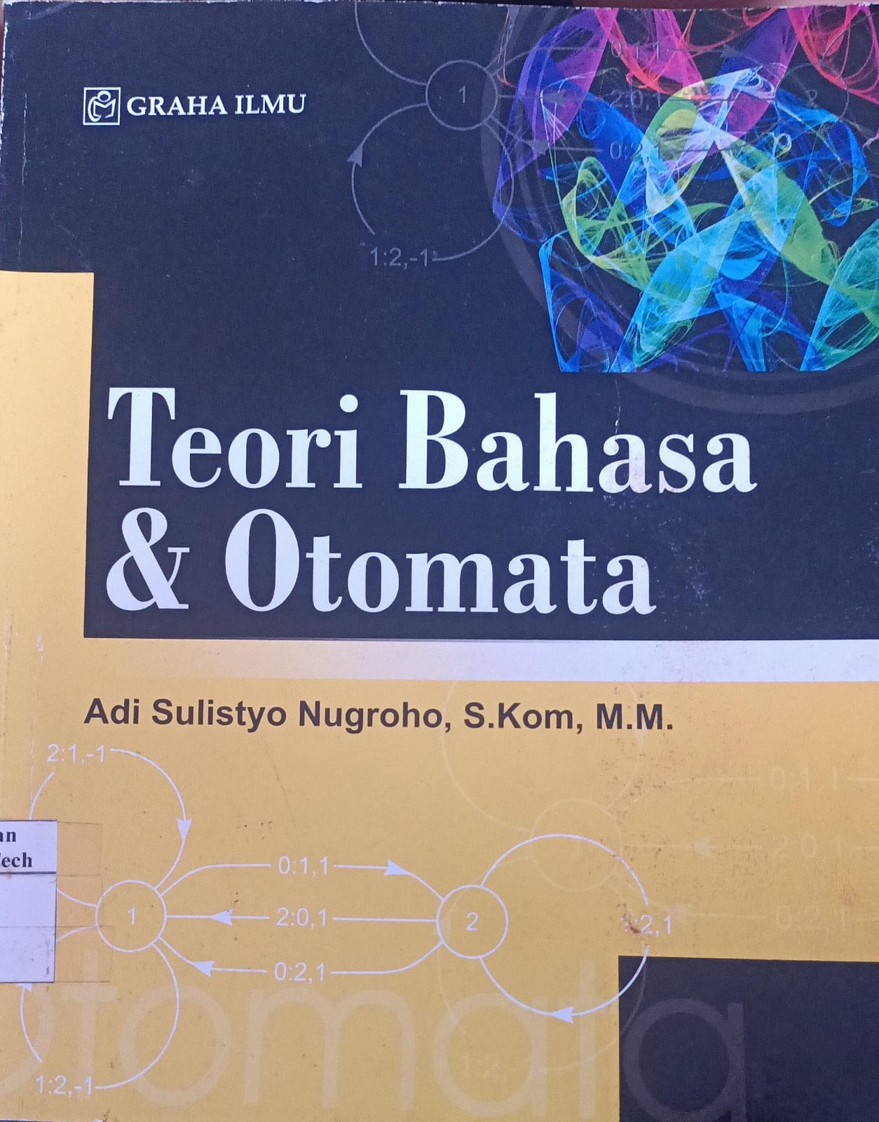 Cover Teori Bahasa & Otomata Adi sulistyo Nugroho, S,Kom M.M