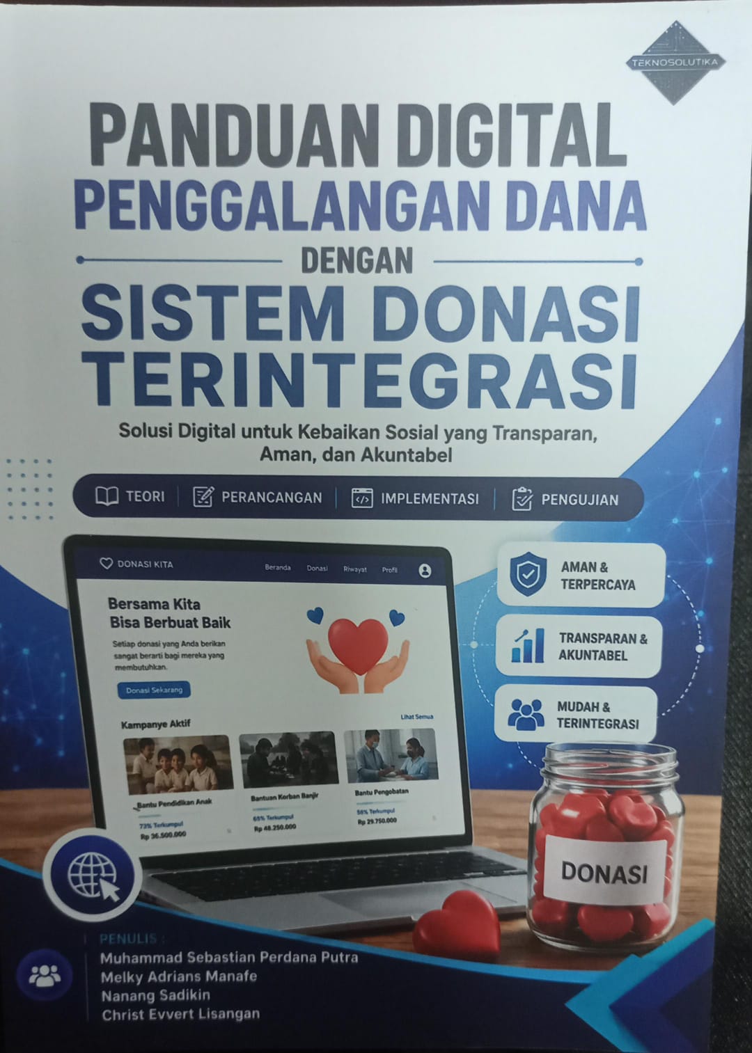 Cover PANDUAN DIGITAL PENGGALANGAN DANA DENGAN SISTEM DONASI TERINTEGRASI