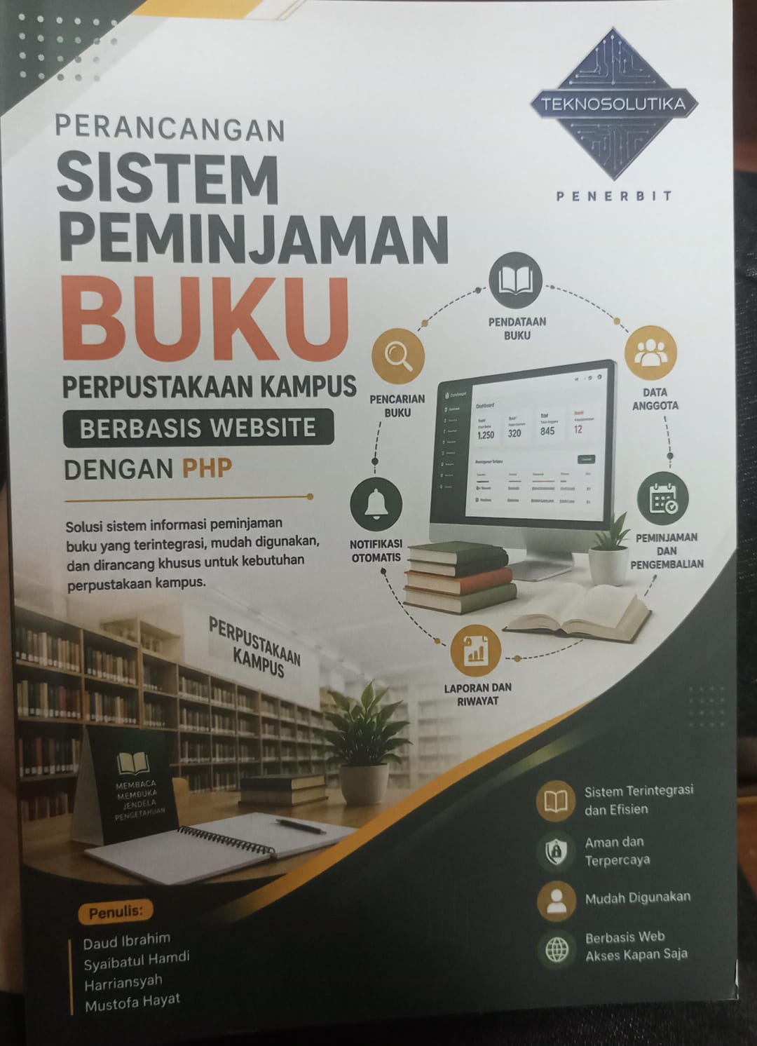 Cover PERANCANGAN SISTEM PEMINJAMAN BUKU PERUSTAKAAN KAMPUS