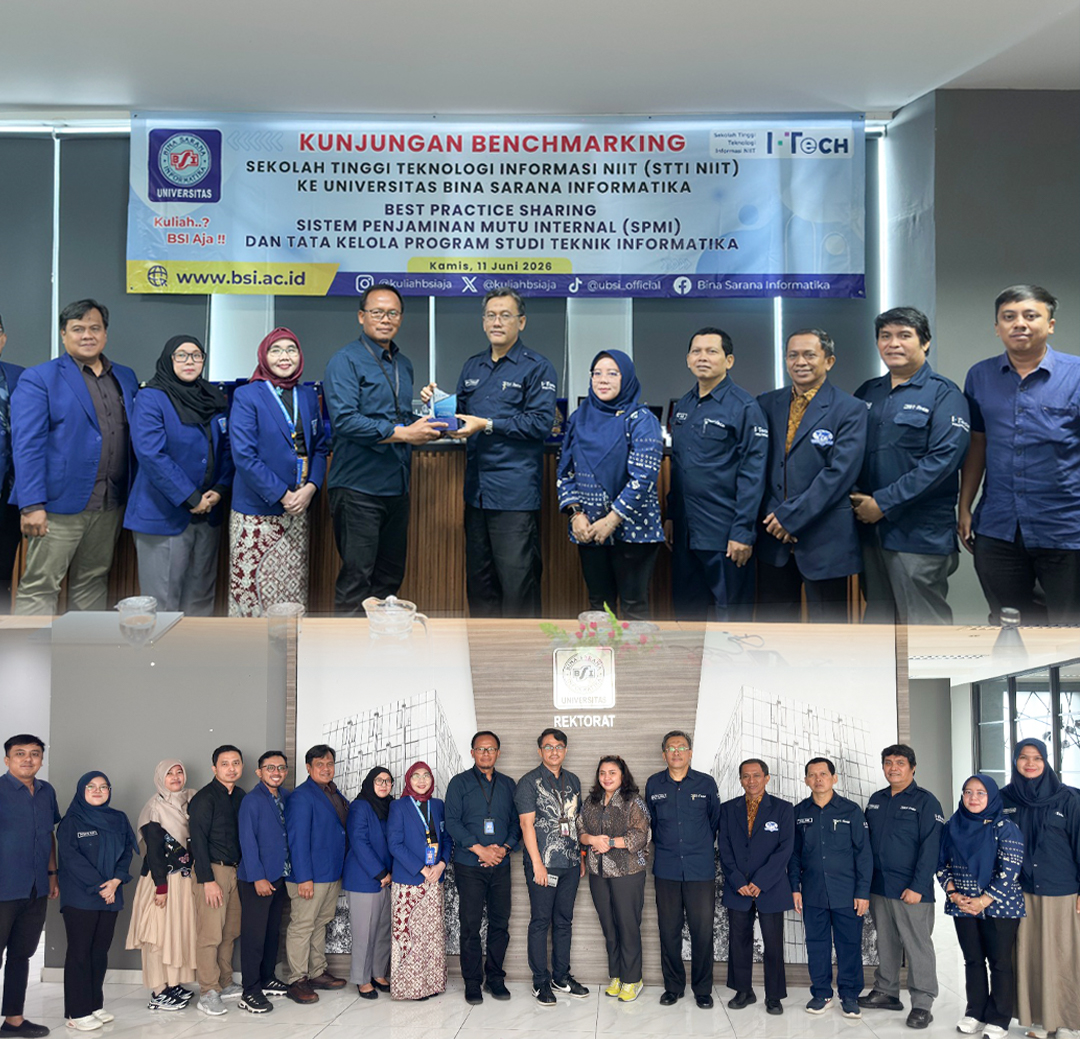 STTI NIIT Laksanakan Benchmarking ke Universitas Bina Sarana Informatika