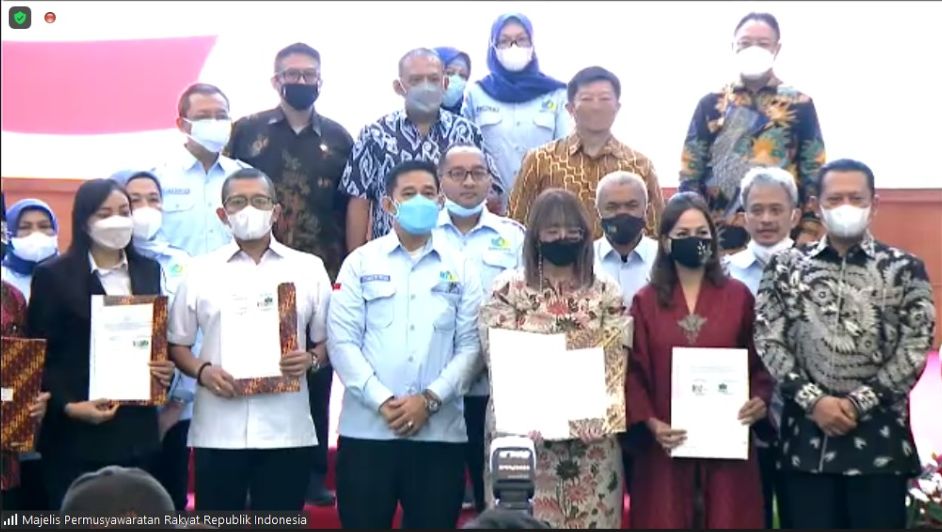 MOU STTI NIIT dengan KOMINDO di Gedung MPR-RI