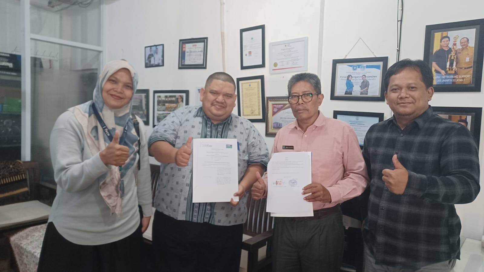 MoU dengan SMK Cyber Media Jakarta Selatan